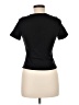 A.L.C. 100% Cotton Black Short Sleeve Turtleneck Size M - photo 2