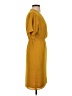 Babaton 100% Polyester Solid Yellow Casual Dress Size S - photo 4