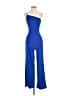 Crystal Sky Solid Blue Jumpsuit Size XS - photo 1