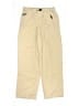 Hanna Andersson 100% Cotton Solid Tan Ivory Khakis Size 14 - 16 - photo 1