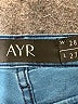 AYR Hearts Blue Jeans Size 28 waist - photo 7