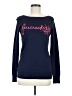 Lilly Pulitzer 100% Cotton Graphic Blue Pullover Sweater Size M - photo 1