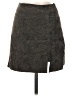Blank NYC 100% Leather Gray Leather Skirt Size 24 waist - photo 1
