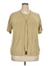 White Stag 100% Acrylic Tan Cardigan Size 24W - photo 1