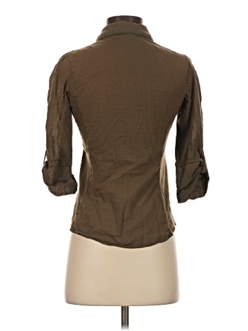 Fei 3/4 Sleeve Button-Down Shirt (view 2)