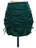 Superdown Solid Green Casual Skirt Size S - photo 1