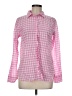 J.Crew Checkered-gingham Pink Long Sleeve Button-Down Shirt Size 6 - photo 1