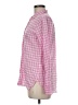 J.Crew Checkered-gingham Pink Long Sleeve Button-Down Shirt Size 6 - photo 5
