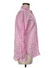 J.Crew Checkered-gingham Pink Long Sleeve Button-Down Shirt Size 6 - photo 4