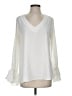 Lyaner 100% Polyester Ivory 3/4 Sleeve Blouse Size S - photo 1