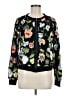 Boston Proper 100% Polyester Floral Black Jacket Size M - photo 1