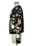 Boston Proper 100% Polyester Floral Black Jacket Size M - photo 5