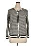 Talbots Houndstooth Ivory Cardigan Size 1X - photo 1
