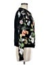 Boston Proper 100% Polyester Floral Black Jacket Size M - photo 4