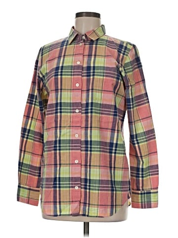 J.Crew Factory Store Long Sleeve Button-Down Shirt (view 1)