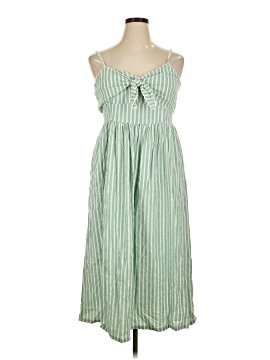 old navy green striped dress Old Navy Green and White Striped Mini Dress