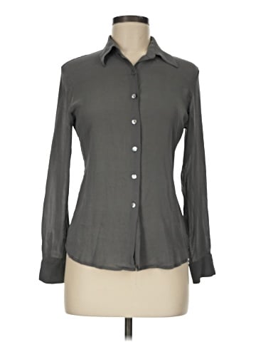 Isda & Co Long Sleeve Silk Top (view 1)