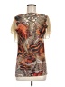One World Orange Short Sleeve Blouse Size M - photo 1