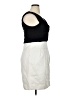Taylor 100% Silk Argyle Ivory Cocktail Dress Size 14 - photo 4
