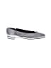 Stuart Weitzman 100% Leather Metallic Silver Flats Size 9 - photo 1
