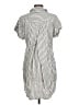Thread & Supply Stripes Silver Casual Dress Size L - photo 2