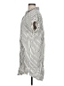 Thread & Supply Stripes Silver Casual Dress Size L - photo 5