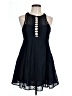Free People 100% Polyester Blue Cocktail Dress Size 10 - photo 1