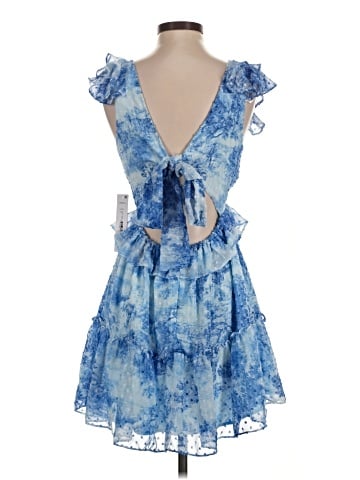 Aqua Cocktail Dress (view 2)