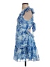 Aqua 100% Polyester Blue Cocktail Dress Size S - photo 5