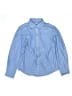 Cat & Jack Solid Blue Long Sleeve Button-Down Shirt Size 10 - 12 - photo 1