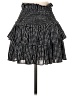 Reset 100% Polyester Polka Dots Black Casual Skirt Size S - photo 1