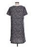 Nine West Print Blue Casual Dress Size L - photo 2