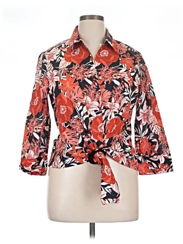 Lafayette 148 New York 3/4 Sleeve Blouse (view 1)