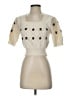 Knit Mix Ivory Pullover Sweater Size S - photo 1