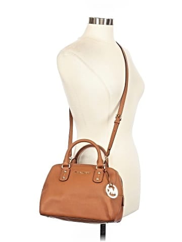 MICHAEL Michael Kors Leather Satchel (view 2)