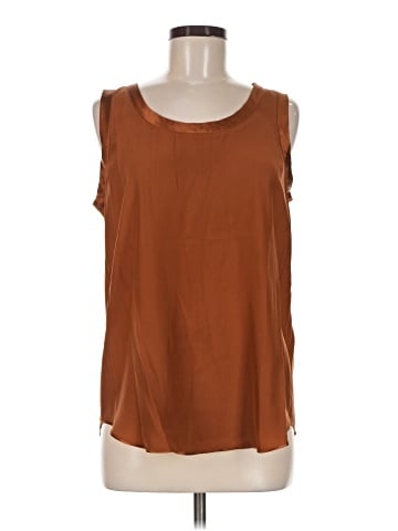Lafayette 148 New York Sleeveless Silk Top (view 1)