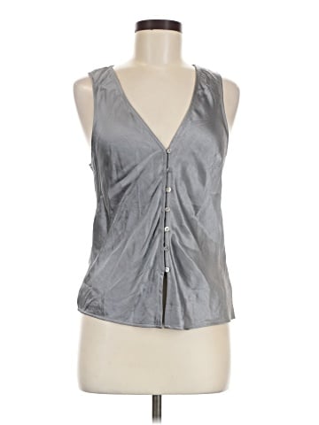 Madewell Satin Cutaway Vest Top (view 1)