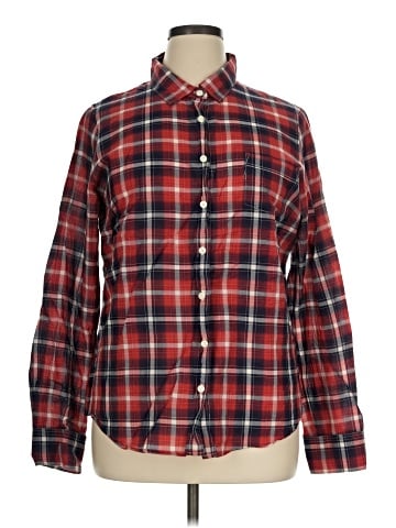 J.Crew Factory Store Long Sleeve Button-Down Shirt (view 1)