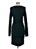 Express Solid Green Casual Dress Size M - photo 2