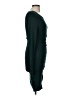 Express Solid Green Casual Dress Size M - photo 4