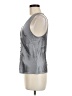 Madewell Silver Sleeveless Blouse Size 6 - photo 5