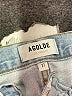 AGOLDE Blue Denim Shorts Size 27 waist - photo 3