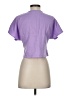 Shein Purple Short Sleeve Blouse Size 2 - photo 2