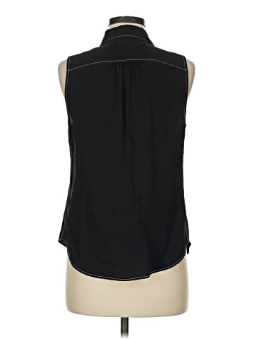 FRAME Sleeveless Silk Top (view 2)