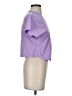 Shein Purple Short Sleeve Blouse Size 2 - photo 4