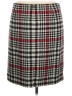 Talbots Houndstooth Red Wool Skirt Size 16 - photo 2