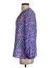 Lilly Pulitzer 100% Silk Blue Long Sleeve Silk Top Size S - photo 5