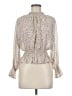 Blush 100% Polyester Ivory Long Sleeve Blouse Size M - photo 1