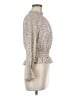 Blush 100% Polyester Ivory Long Sleeve Blouse Size M - photo 4