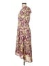 Leith 100% Polyester Paisley Burgundy Casual Dress Size XS - photo 5